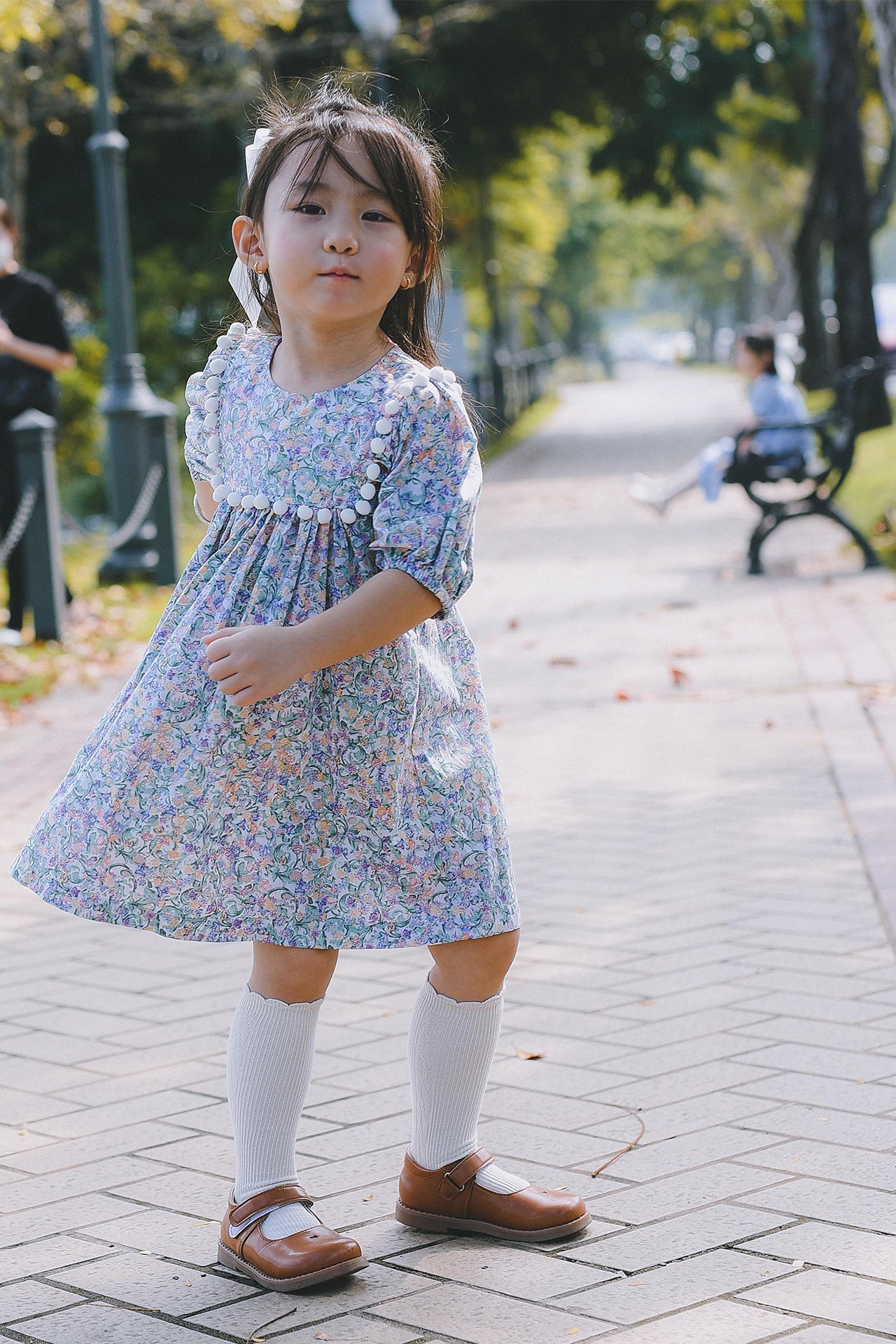 Pom Pom Cotton Dress