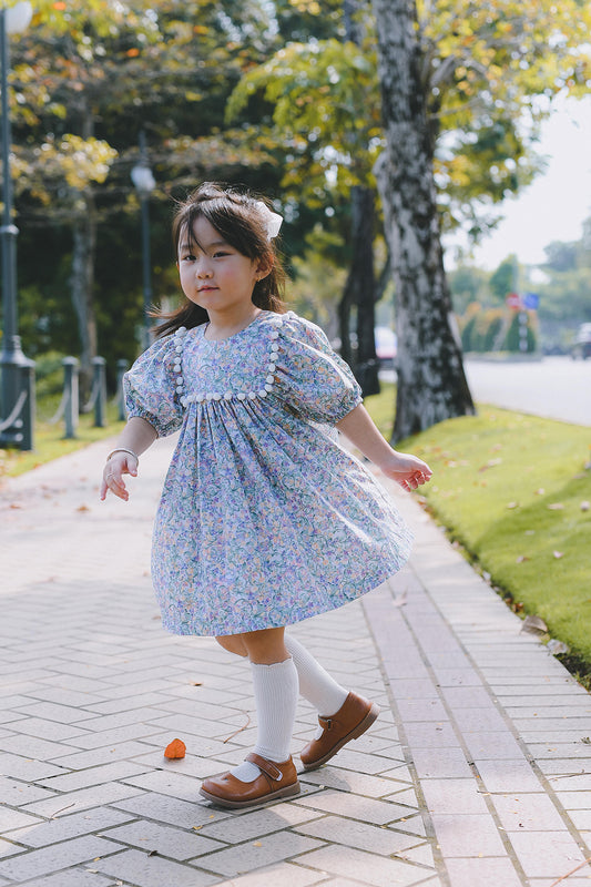 Pom Pom Cotton Dress