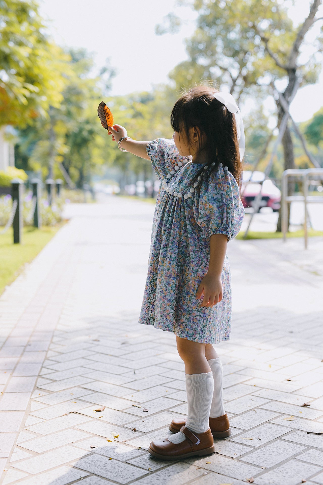 Pom Pom Cotton Dress